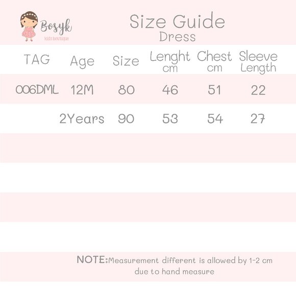 Grace Dress - Light Pink - Dress for Girls - Elegant Dress for Girls - Dresses - Picture 2 of 2